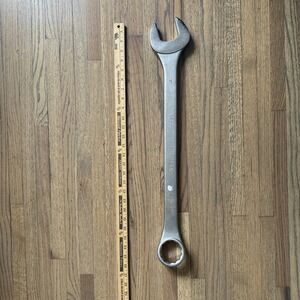 Huge 2" Open End/Box Wrench Forged Truck/Diesel/Tractor M61634 Master Mechanic